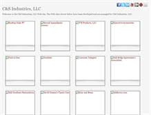 Tablet Screenshot of cs-industries.com